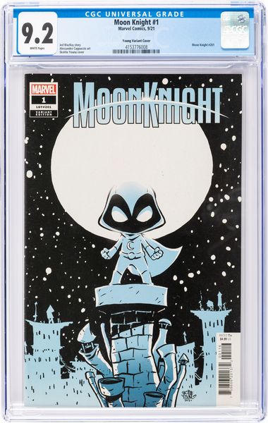 Moon Knight # 1 (Young Variant Cover)  - Asta Bozzetti cinematografici - Associazione Nazionale - Case d'Asta italiane