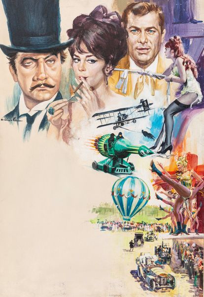 Averardo Ciriello : La grande corsa (The Great Race)  - Asta Bozzetti cinematografici - Associazione Nazionale - Case d'Asta italiane