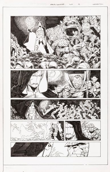 Jim Cheung : Marvel 2 In One  - Asta Bozzetti cinematografici - Associazione Nazionale - Case d'Asta italiane