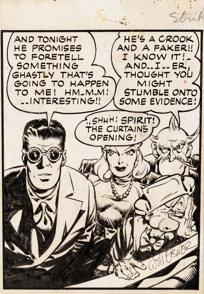 Will Eisner : The Spirit  - Asta Bozzetti cinematografici - Associazione Nazionale - Case d'Asta italiane