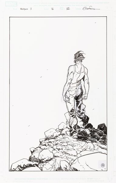 Davide Gianfelice : Wolverine Weapon X - The End of the Beginning  - Asta Bozzetti cinematografici - Associazione Nazionale - Case d'Asta italiane