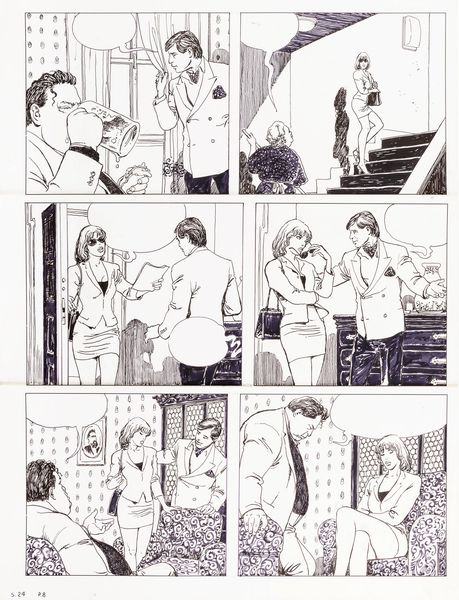 Milo Manara : Rendez-vous fatal  - Asta Bozzetti cinematografici - Associazione Nazionale - Case d'Asta italiane