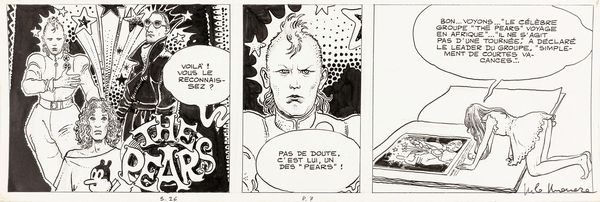 Milo Manara : Le avventure africane di Giuseppe Bergman  - Asta Bozzetti cinematografici - Associazione Nazionale - Case d'Asta italiane