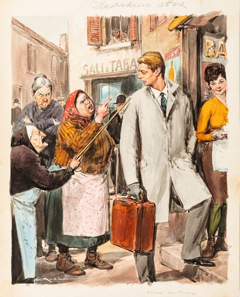 Walter Molino : Warner Bentivegna  - Asta Bozzetti cinematografici - Associazione Nazionale - Case d'Asta italiane