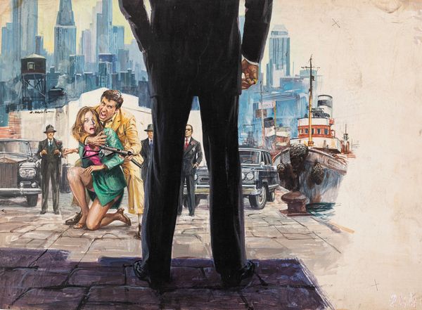 Averardo Ciriello : Gli intoccabili (Machine Gun McCain)  - Asta Bozzetti cinematografici - Associazione Nazionale - Case d'Asta italiane