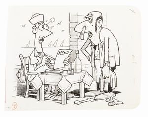 Benito Jacovitti - Ristorante di pesce