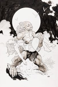 Frank Cho - Monsters and Dames - Creature from the Black Lagoon