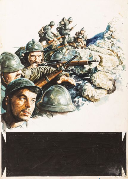 Maro (Otello Mauro Innocenti) : Volontari per destinazione ignota  - Asta Fumetti: Tavole e Illustrazioni Originali - Associazione Nazionale - Case d'Asta italiane