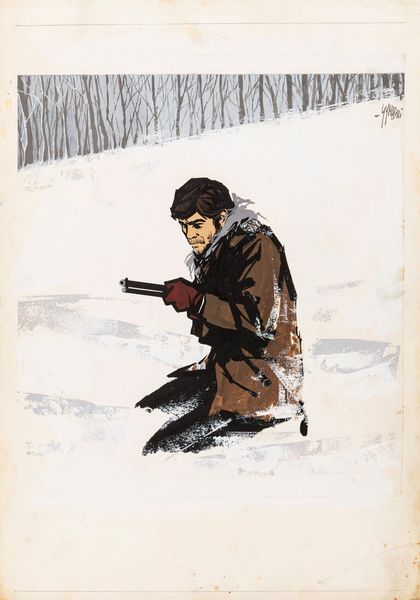 Symeoni (Sandro Simeoni) : Quanto costa morire  - Asta Fumetti: Tavole e Illustrazioni Originali - Associazione Nazionale - Case d'Asta italiane