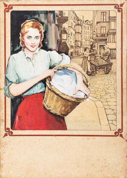 E. Piccirilli : Gervaise  - Asta Fumetti: Tavole e Illustrazioni Originali - Associazione Nazionale - Case d'Asta italiane