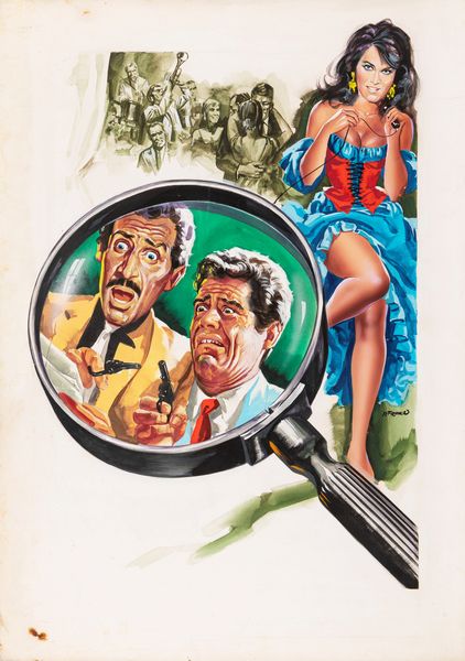Franco Picchioni : American Secret Service  - Asta Fumetti: Tavole e Illustrazioni Originali - Associazione Nazionale - Case d'Asta italiane