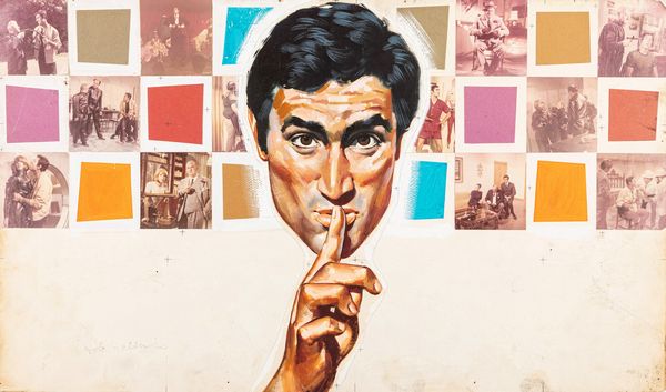 Symeoni (Sandro Simeoni) : Spia spione  - Asta Fumetti: Tavole e Illustrazioni Originali - Associazione Nazionale - Case d'Asta italiane