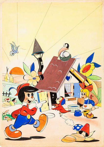 Bizen (Zenobio Baggioli) : senza titolo  - Asta Fumetti: Tavole e Illustrazioni Originali - Associazione Nazionale - Case d'Asta italiane