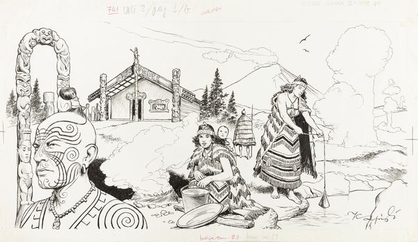 Franco Caprioli : Gli indiani d'America  - Asta Fumetti: Tavole e Illustrazioni Originali - Associazione Nazionale - Case d'Asta italiane