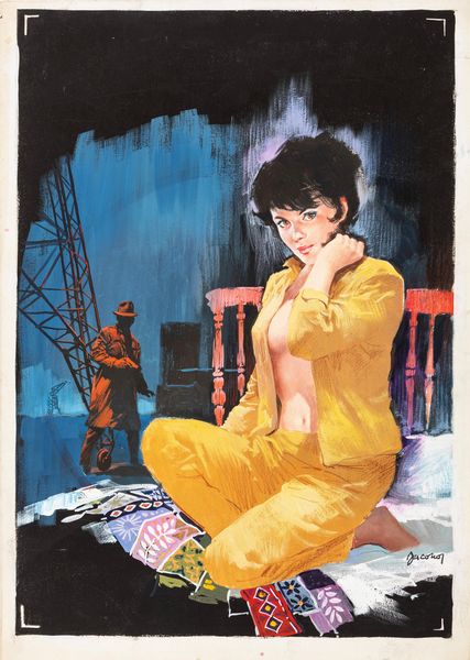 Carlo Jacono : Segretissimo - OS 117 destinazione Amburgo  - Asta Fumetti: Tavole e Illustrazioni Originali - Associazione Nazionale - Case d'Asta italiane