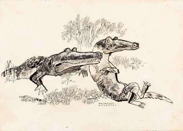 ALBERTO MASTROIANNI : Queste Bestie  - Asta Fumetti: Tavole e Illustrazioni Originali - Associazione Nazionale - Case d'Asta italiane