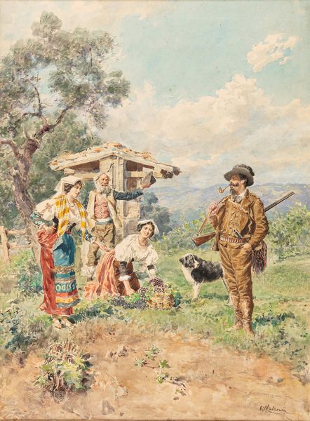 Edoardo Matania : La Vita ed il Regno di Vittorio Emanuele II di Savoia Primo Re dItalia  - Asta Fumetti: Tavole e Illustrazioni Originali - Associazione Nazionale - Case d'Asta italiane