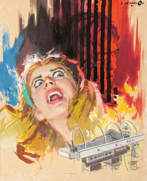 Angelo Cesselon : Laser X: Operazione uomo (The Projected Man)  - Asta Fumetti: Tavole e Illustrazioni Originali - Associazione Nazionale - Case d'Asta italiane