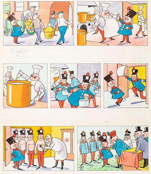 Raoul Verdini : Spingardino  - Asta Fumetti: Tavole e Illustrazioni Originali - Associazione Nazionale - Case d'Asta italiane