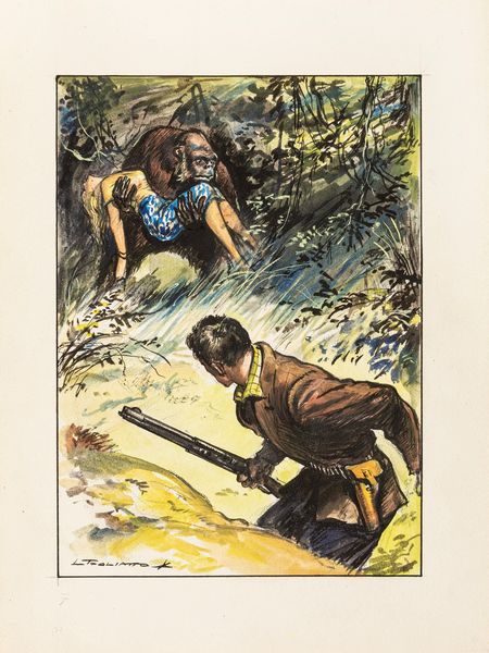 Luigi Togliatto : I Robinson italiani  - Asta Fumetti: Tavole e Illustrazioni Originali - Associazione Nazionale - Case d'Asta italiane