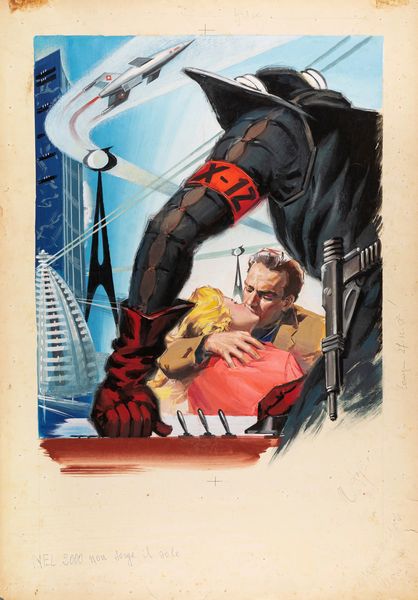 Angelo Cesselon : Nel 2000 non sorge il sole (1984)  - Asta Fumetti: Tavole e Illustrazioni Originali - Associazione Nazionale - Case d'Asta italiane