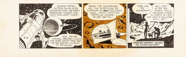 Dan Barry : Flash Gordon - The Far Side of the Moon  - Asta Fumetti: Tavole e Illustrazioni Originali - Associazione Nazionale - Case d'Asta italiane