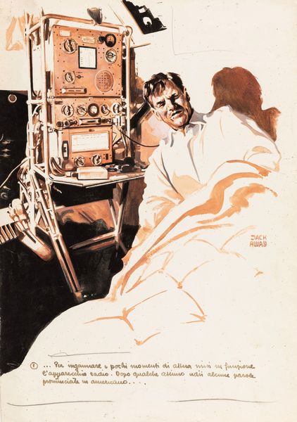 Kurt Caesar : ... qui parla Marte  - Asta Fumetti: Tavole e Illustrazioni Originali - Associazione Nazionale - Case d'Asta italiane