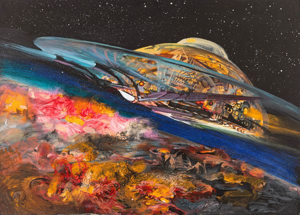 Giorgio De Gaspari : U.F.O.  - Asta Fumetti: Tavole e Illustrazioni Originali - Associazione Nazionale - Case d'Asta italiane