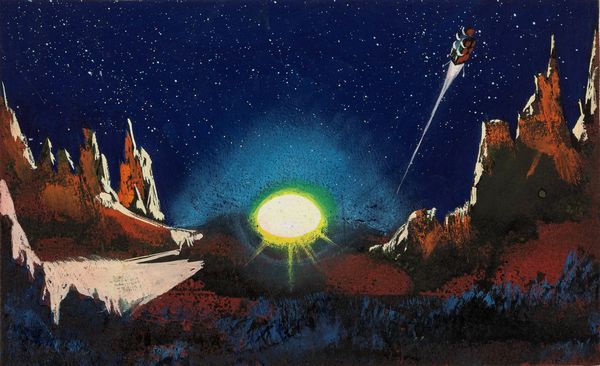 Aldo Di Gennaro : Viaggio nel sistema solare  - Asta Fumetti: Tavole e Illustrazioni Originali - Associazione Nazionale - Case d'Asta italiane