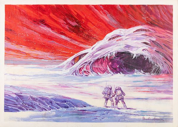 Claudio Mazzoli : Pianeta ghiacciato  - Asta Fumetti: Tavole e Illustrazioni Originali - Associazione Nazionale - Case d'Asta italiane