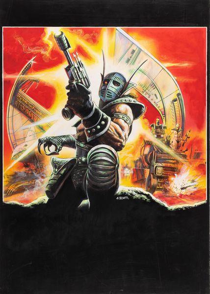 Enzo Sciotti : The New Barbarians (Metropolis 2000)  - Asta Fumetti: Tavole e Illustrazioni Originali - Associazione Nazionale - Case d'Asta italiane