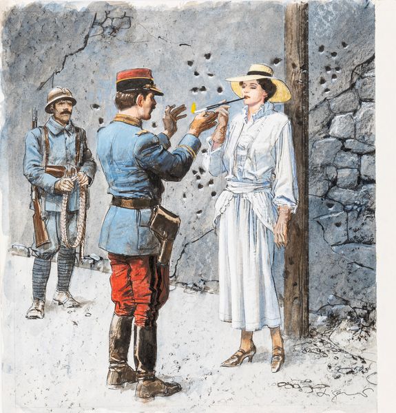 Aldo Di Gennaro : Mata Hari  - Asta Fumetti: Tavole e Illustrazioni Originali - Associazione Nazionale - Case d'Asta italiane