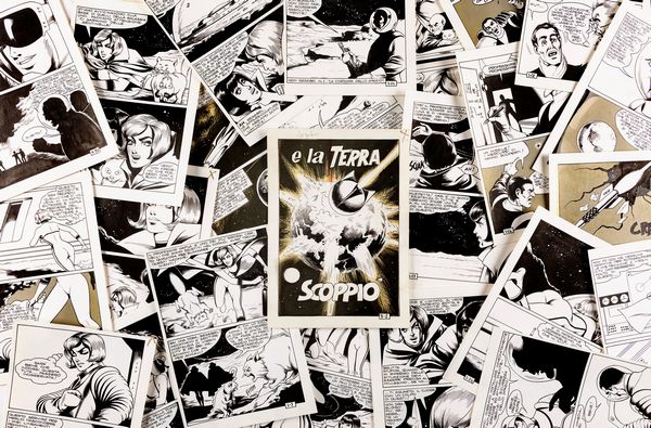 Magnus (Roberto Raviola) : Gesebel - E la Terra scoppi  - Asta Fumetti: Tavole e Illustrazioni Originali - Associazione Nazionale - Case d'Asta italiane