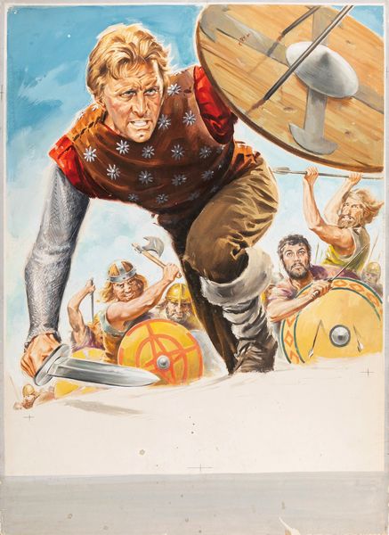 Maro (Otello Mauro Innocenti) : I vichinghi (The Vikings)  - Asta Fumetti: Tavole e Illustrazioni Originali - Associazione Nazionale - Case d'Asta italiane