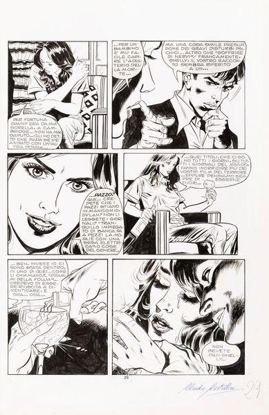 Claudio Castellini : Dylan Dog - La casa infestata  - Asta Fumetti: Tavole e Illustrazioni Originali - Associazione Nazionale - Case d'Asta italiane