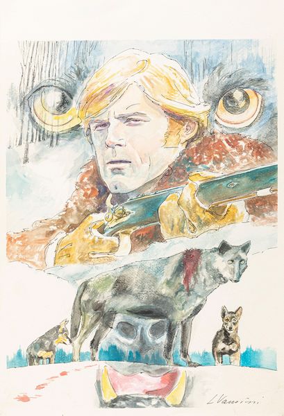 Luca Vannini : Ken Parker  - Asta Fumetti: Tavole e Illustrazioni Originali - Associazione Nazionale - Case d'Asta italiane