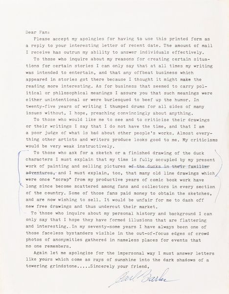 Carl Barks : senza titolo  - Asta Fumetti: Tavole e Illustrazioni Originali - Associazione Nazionale - Case d'Asta italiane