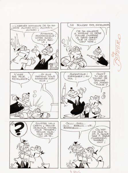 Luciano Bottaro : Pepito  - Asta Fumetti: Tavole e Illustrazioni Originali - Associazione Nazionale - Case d'Asta italiane