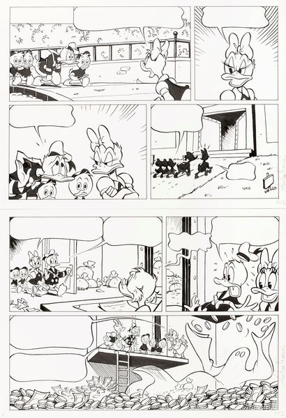 Andrea Ferraris : The Treasure of Sierra Padre  - Asta Fumetti: Tavole e Illustrazioni Originali - Associazione Nazionale - Case d'Asta italiane