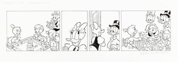 Wilma Van den Bosch : Spelletjes (Giochi)  - Asta Fumetti: Tavole e Illustrazioni Originali - Associazione Nazionale - Case d'Asta italiane