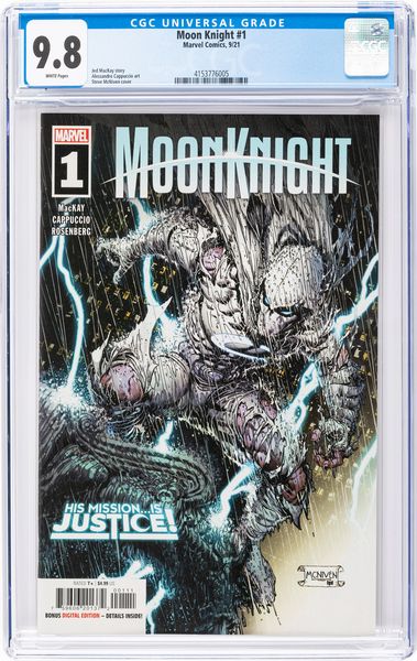 Moon Knight # 1  - Asta Fumetti: Tavole e Illustrazioni Originali - Associazione Nazionale - Case d'Asta italiane