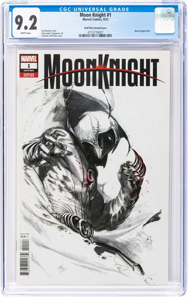 Moon Knight # 1 (Dell'Otto Variant Cover)  - Asta Fumetti: Tavole e Illustrazioni Originali - Associazione Nazionale - Case d'Asta italiane