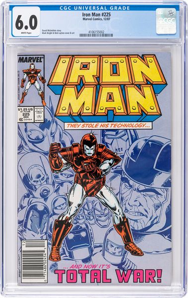 Iron Man # 225  - Asta Fumetti: Tavole e Illustrazioni Originali - Associazione Nazionale - Case d'Asta italiane