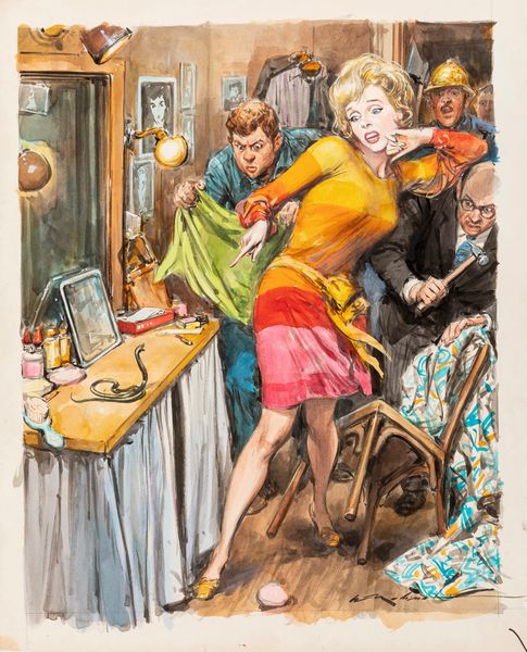 Walter Molino : Marilyn Monroe  - Asta Fumetti: Tavole e Illustrazioni Originali - Associazione Nazionale - Case d'Asta italiane