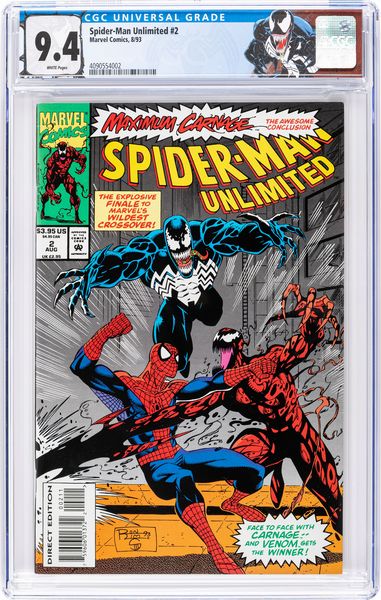 Spider-Man Unlimited # 2 (Direct Edition)  - Asta Fumetti: Tavole e Illustrazioni Originali - Associazione Nazionale - Case d'Asta italiane