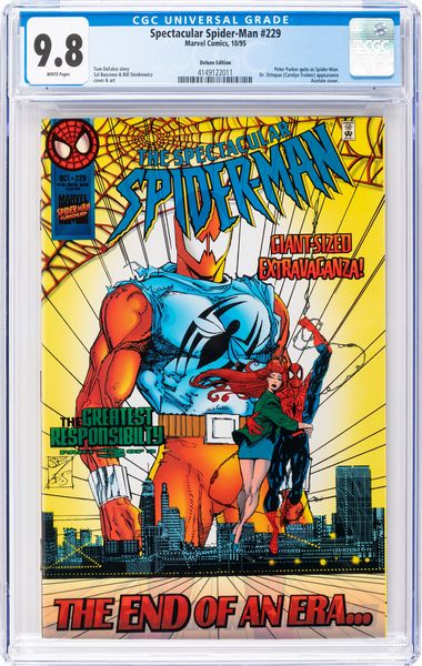 Spectacular Spider-Man # 229 (Deluxe Edition)  - Asta Fumetti: Tavole e Illustrazioni Originali - Associazione Nazionale - Case d'Asta italiane