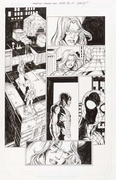 Mark Bagley : Amazing Spider-Man - Sins Rising  - Asta Fumetti: Tavole e Illustrazioni Originali - Associazione Nazionale - Case d'Asta italiane