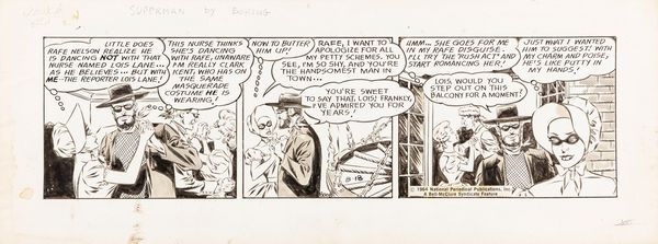 Wayne Boring : Superman  - Asta Fumetti: Tavole e Illustrazioni Originali - Associazione Nazionale - Case d'Asta italiane