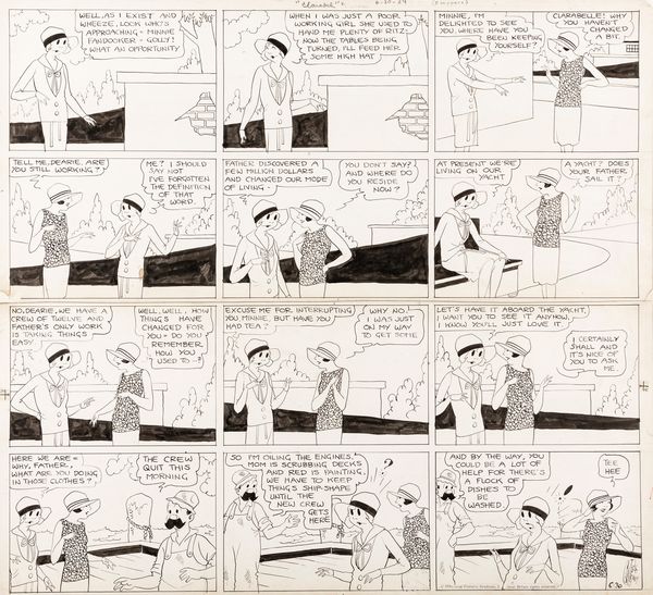 Jack Callahan : Clarabelle's Cousin  - Asta Fumetti: Tavole e Illustrazioni Originali - Associazione Nazionale - Case d'Asta italiane