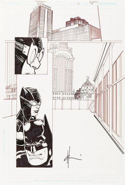 Howard Chaykin : Batman/Catwoman: Follow the Money  - Asta Fumetti: Tavole e Illustrazioni Originali - Associazione Nazionale - Case d'Asta italiane
